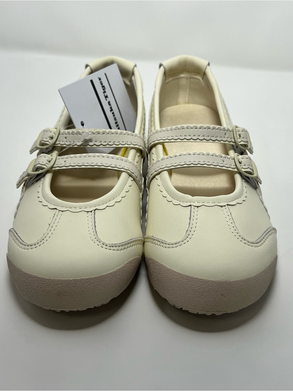 Onitsuka Tiger Mexico 66 TGRS Ivory Cream Womens 5.5 New with Box 1182A660-752 - Picture 6 of 9